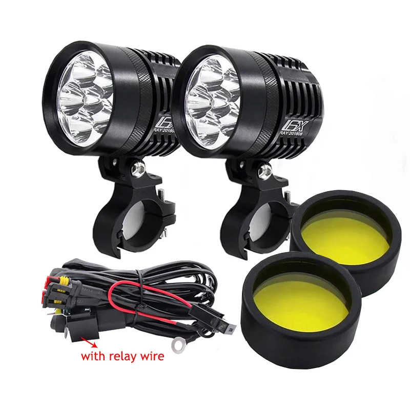 Universal Motorcycle Led Headlight Projector - Farol de Moto LED de Duas