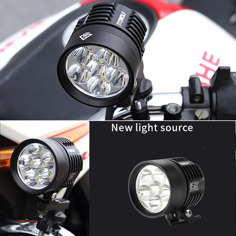 Farol de Moto LED de Duas Core - Universal Motorcycle Led Headlight Projector avaliação e preço