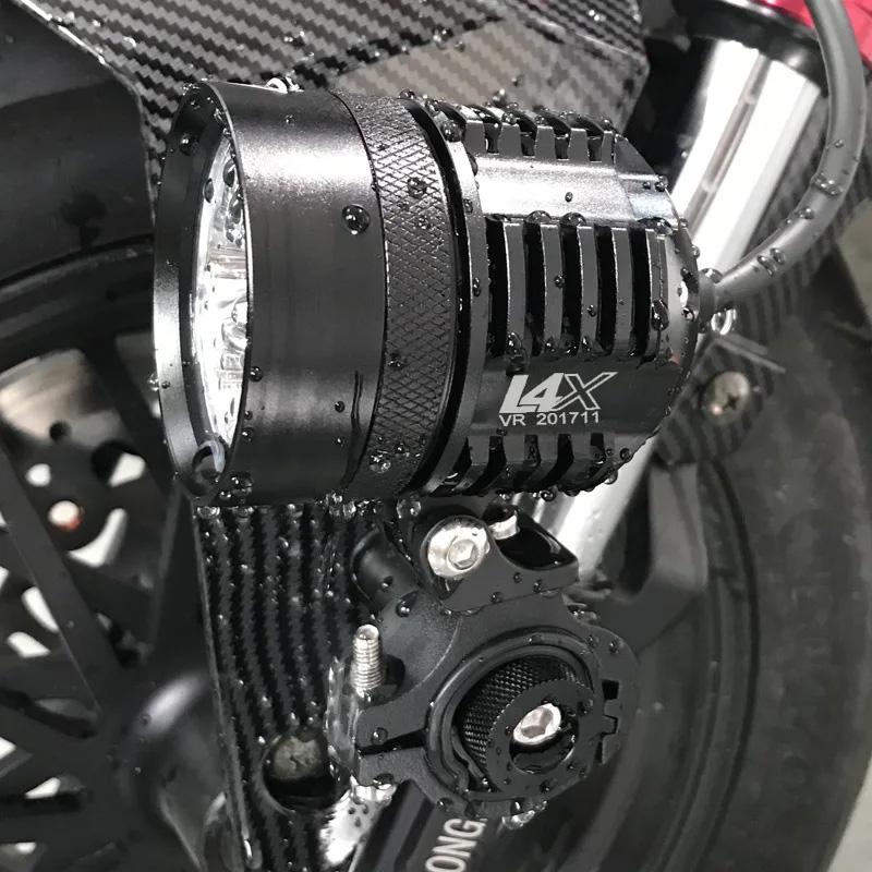 Farol de Moto LED de Duas Core - Universal Motorcycle Led Headlight Projector avaliação e preço