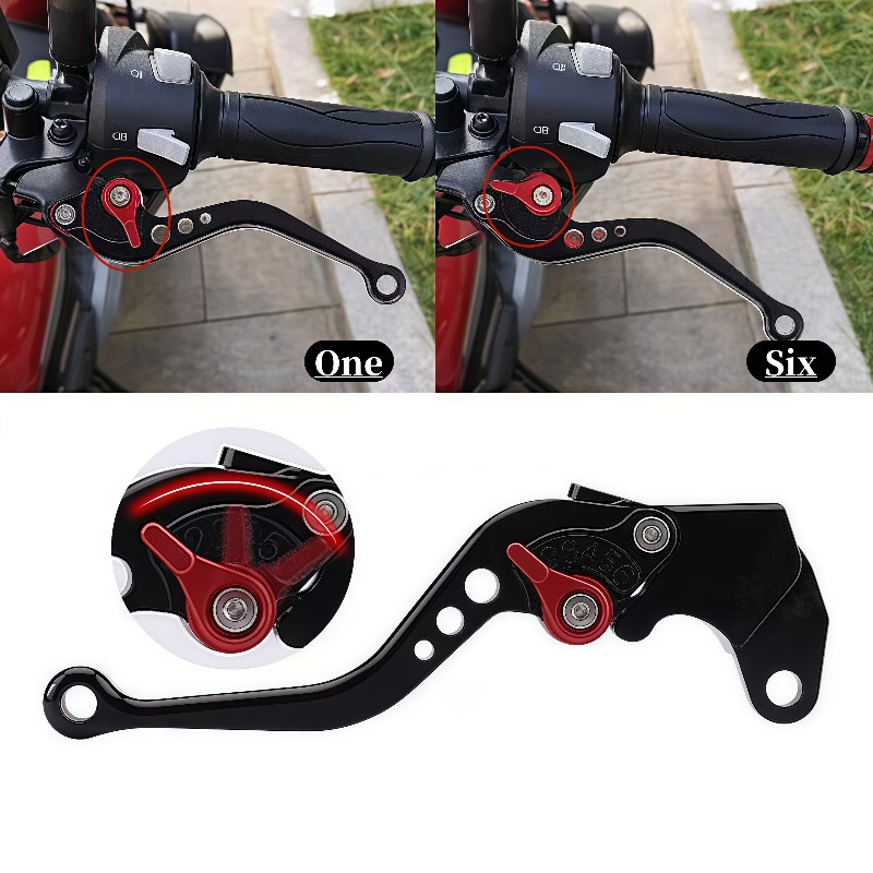 Haste de freio para motociclet - Cnc Aluminum Adjustable Brake Clutch Levers avaliação e preço