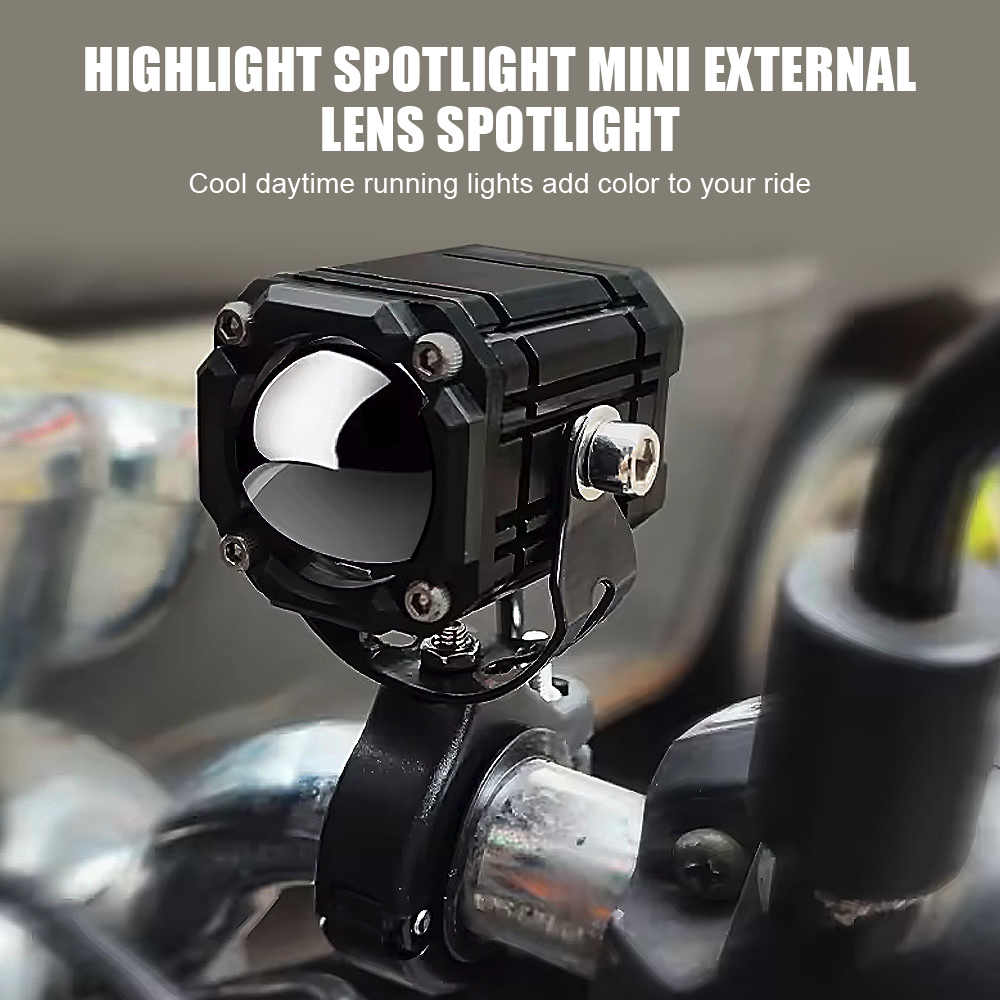Luz Auxiliar LED para Motocicl - Universal Motorcycle Led Headlight Projector avaliação e preço